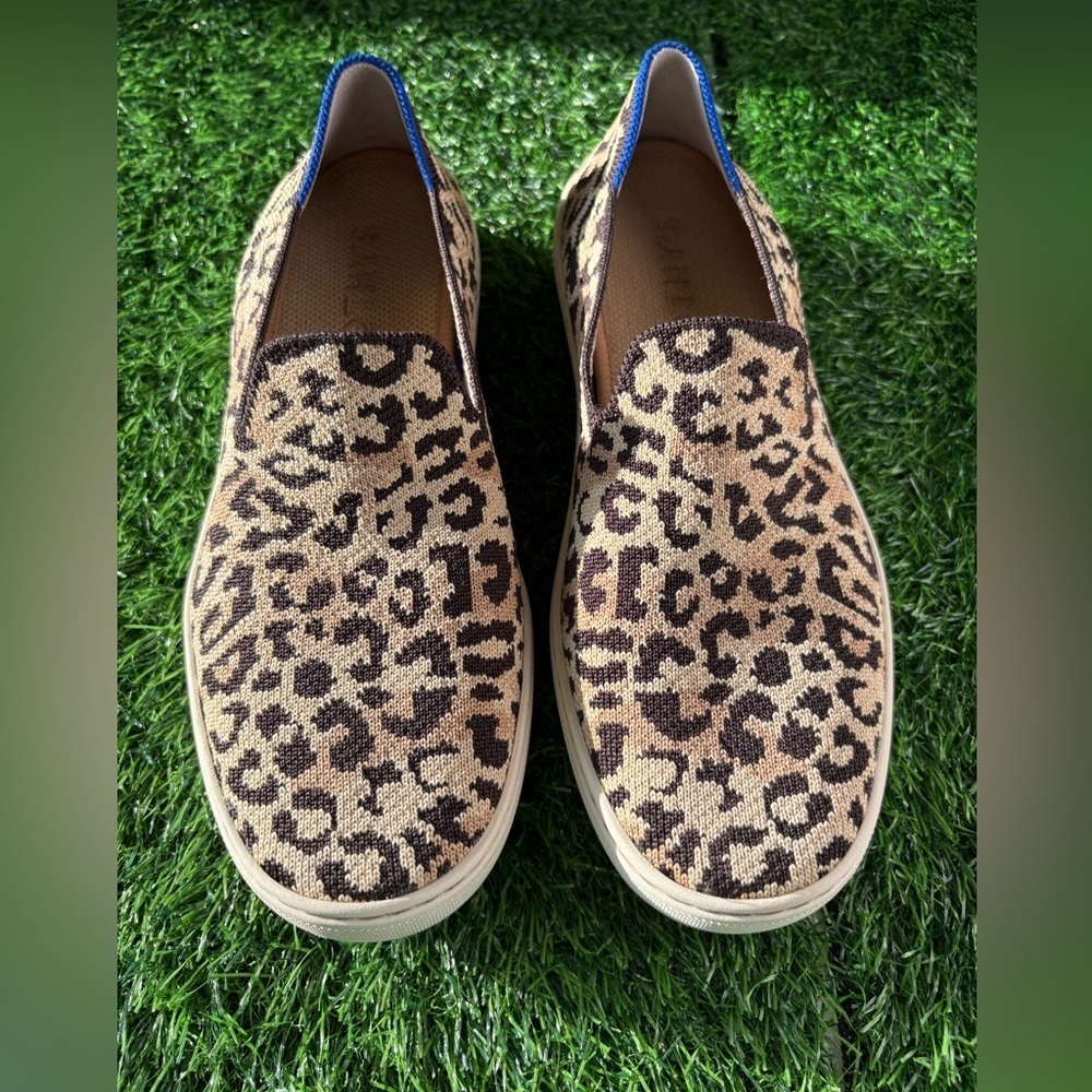 Rothy’s Women’s Leopard The Original Slip on Sneaker